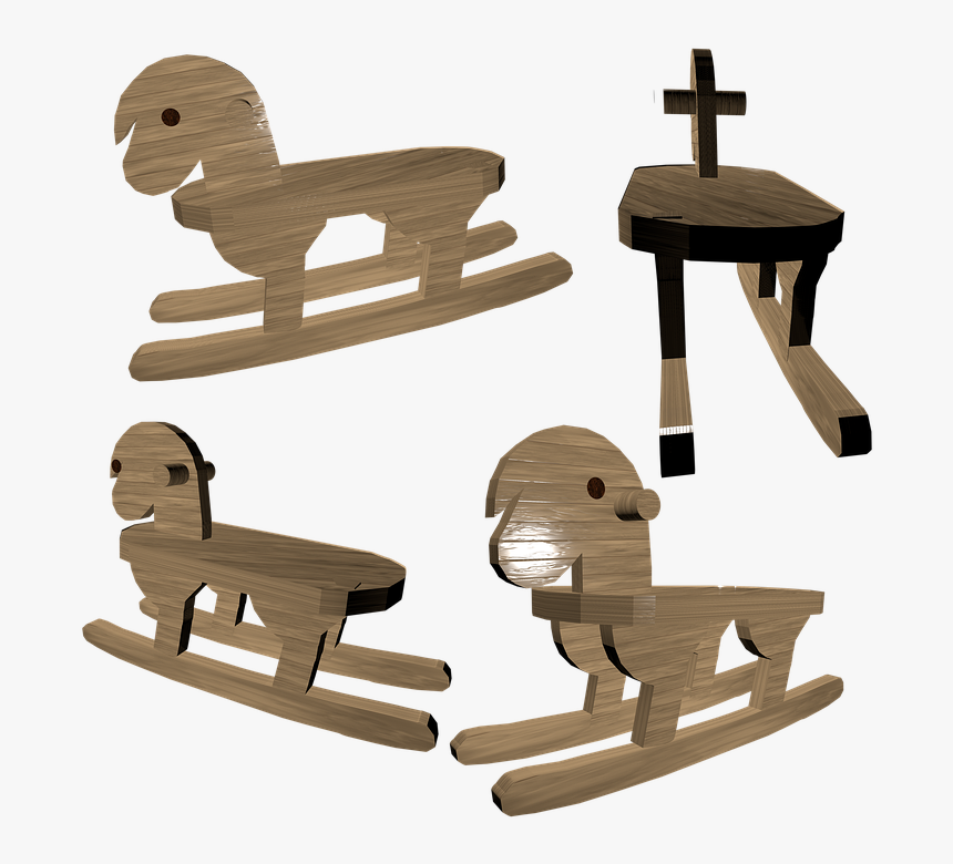 Collection Of Rocking Chair Cliparts - Rocking Horse, HD Png Download, Free Download
