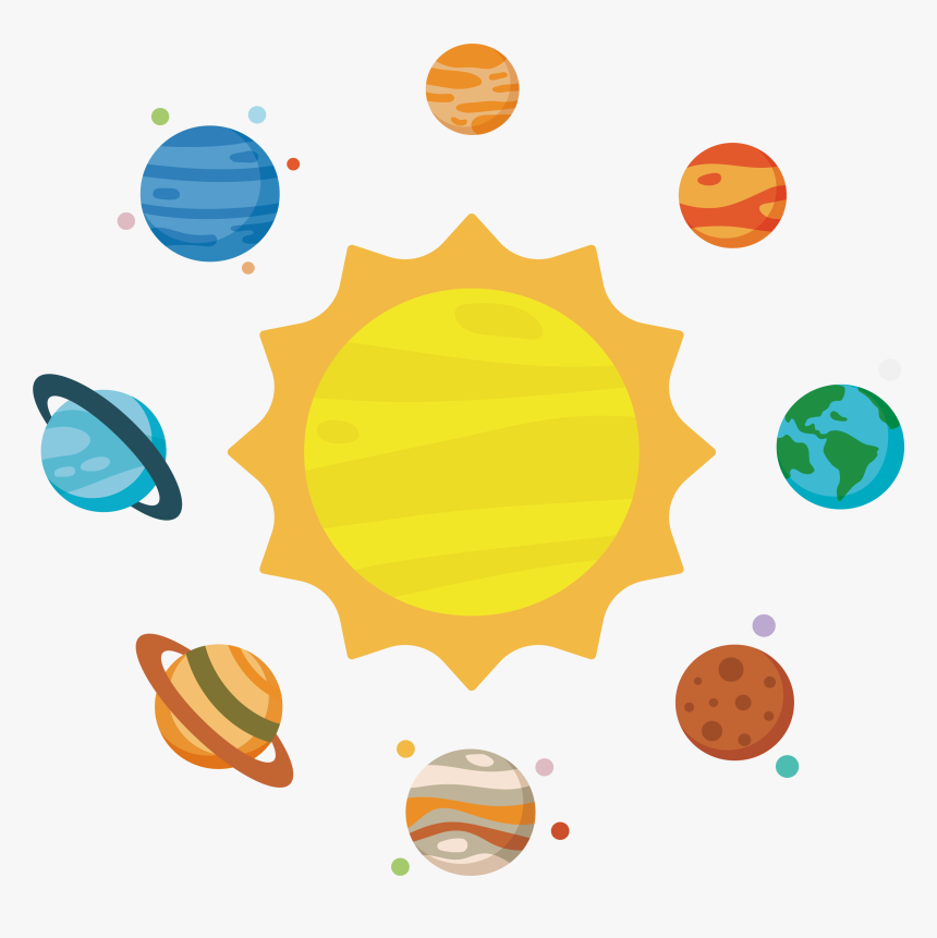 Clip Art Vector Library Huge - Solar System Vector Png, Transparent Png, Free Download