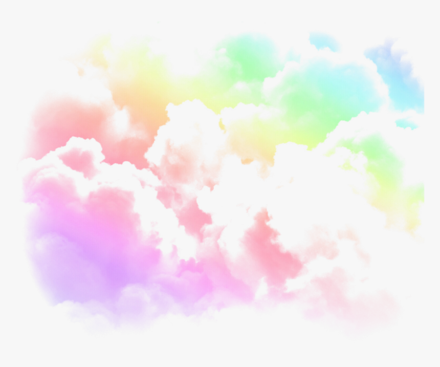 Transparent Rainbow Cloud Png - Transparent Pink Cloud Png, Png Download, Free Download