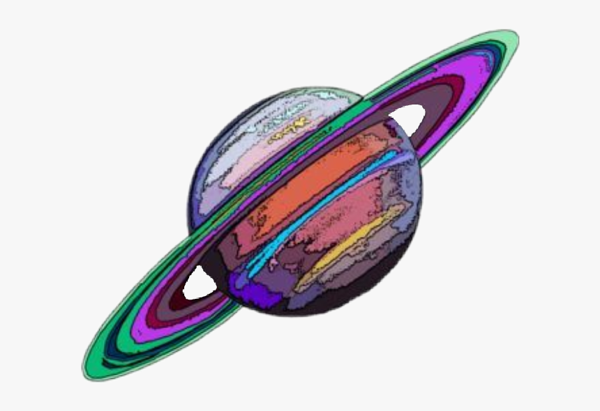 #milkyway #galaxy #planet #saturn #mars #tumblr - Saturn Stickers, HD Png Download, Free Download