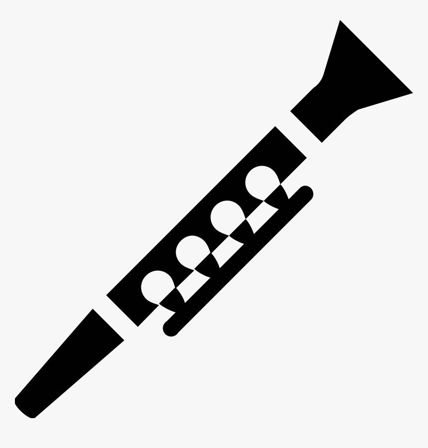 Clarinet Vector - Clarinet Icon Png, Transparent Png, Free Download