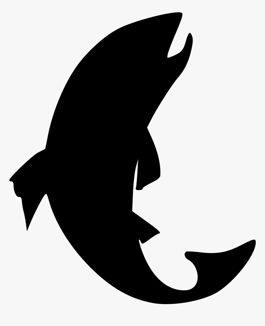 Silhouette Fish Clip Art, HD Png Download, Free Download