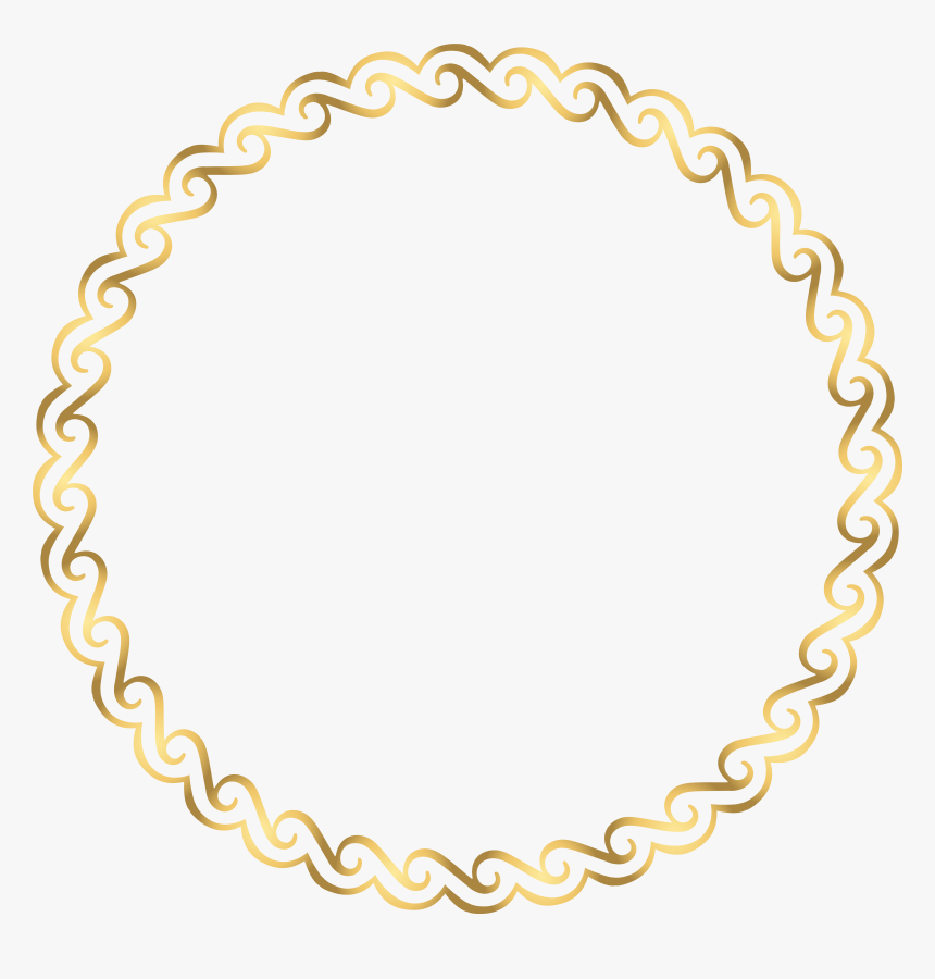 Png Clip Art Image - Gold Ornament Border Png, Transparent Png, Free Download