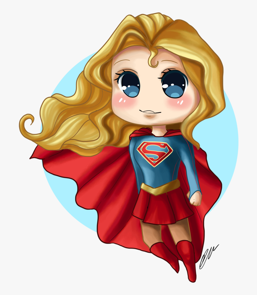 Transparent The Flash Clipart - Supergirl Chibi Png, Png Download, Free Download
