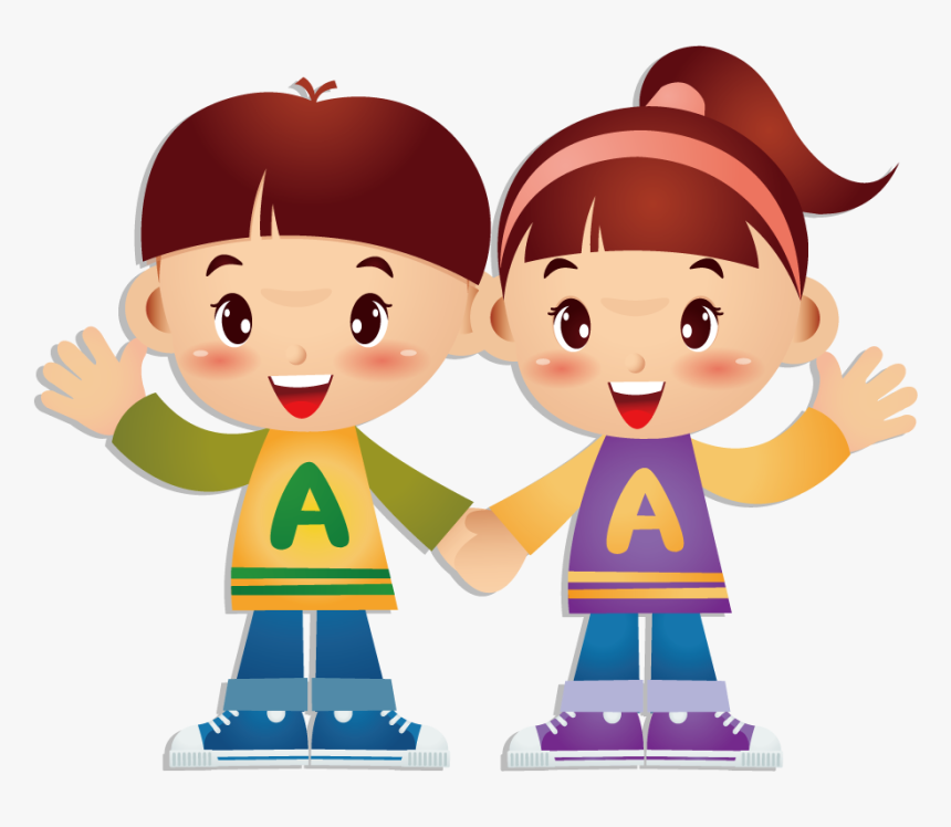 Cartoon Twin Brother - Boy And Girl Twins Cartoon, HD Png Download, Free Download