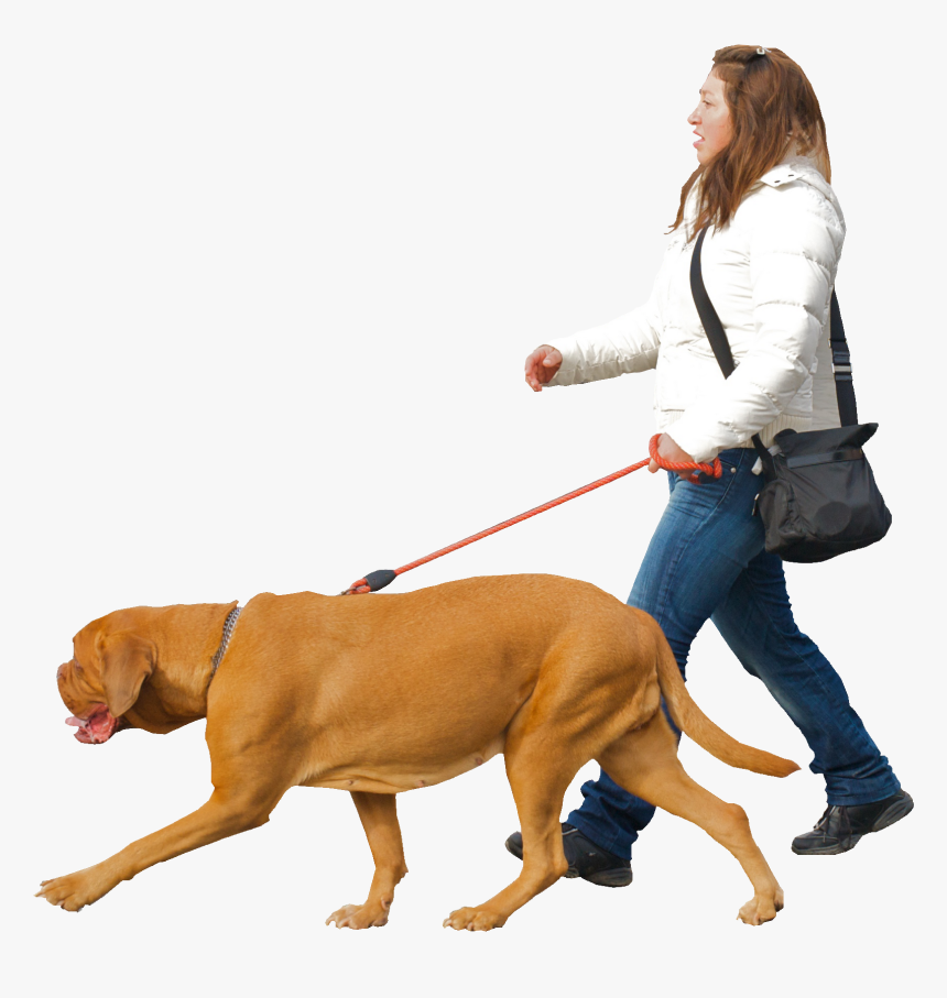 Man With Dog Png, Transparent Png, Free Download