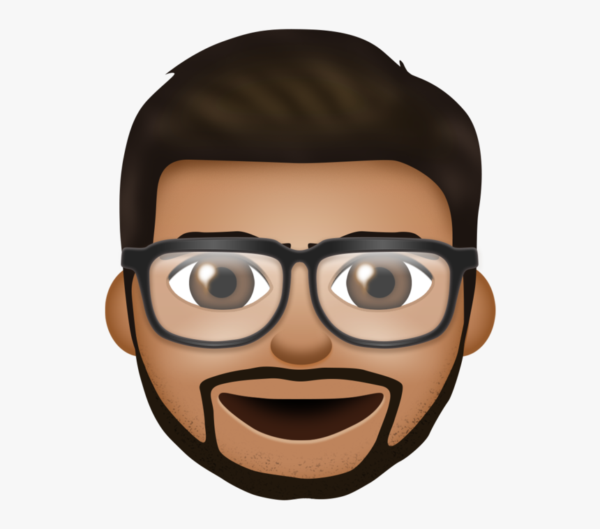 Hamdan Azhar - Emoji With Beard And Glasses, HD Png Download, Free Download