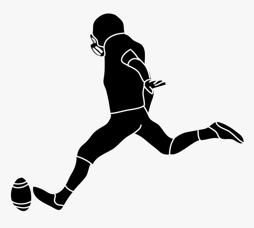 Placekicker American Football Kickoff Field Goal Clip - American Football Kick Png, Transparent Png, Free Download