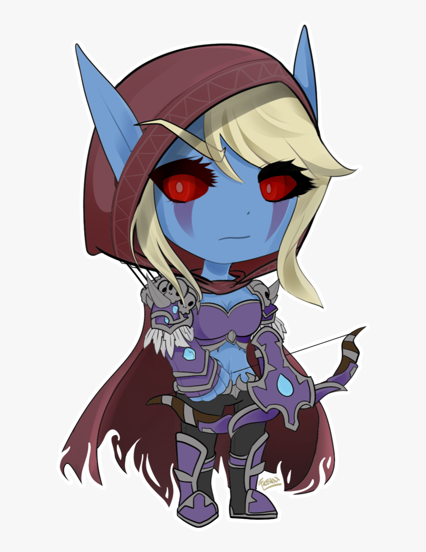 World Of Warcraft Sylvanas Chibi, HD Png Download, Free Download