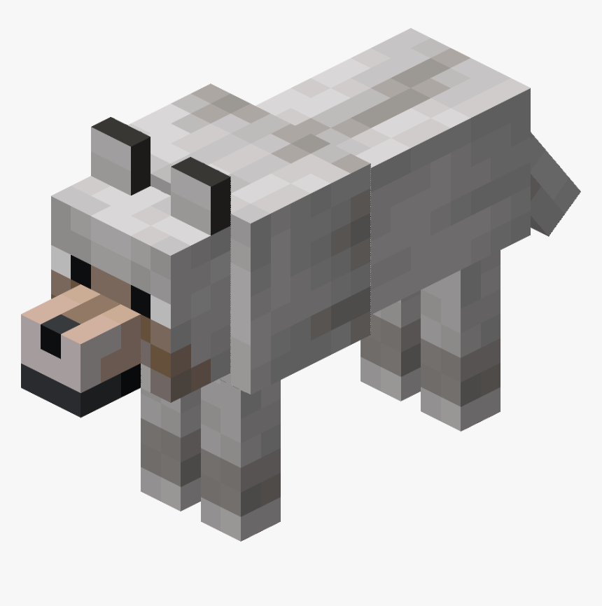 Wolf - Minecraft Wolf, HD Png Download, Free Download