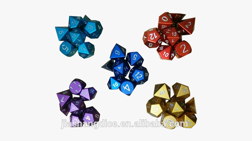Hot Selling Polyhedral Metal Dice Set For Board Game, HD Png Download, Free Download
