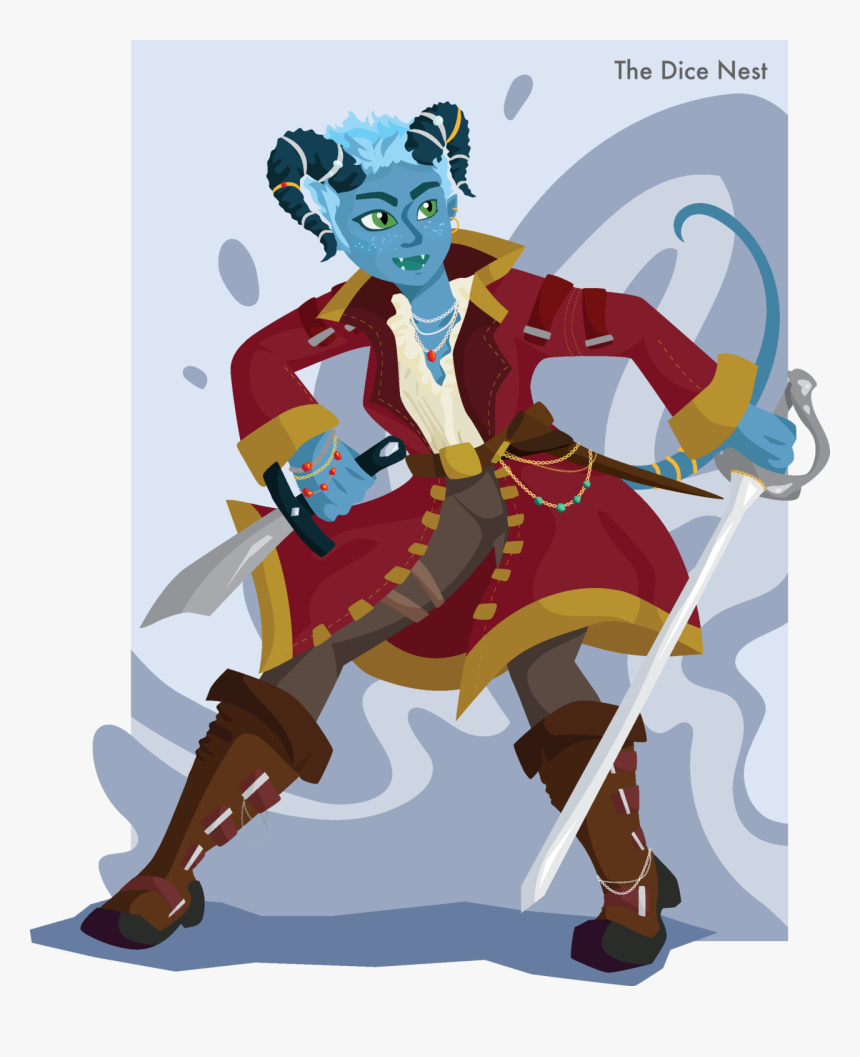 A Nautical Tiefling Commission 
commission Me, HD Png Download, Free Download