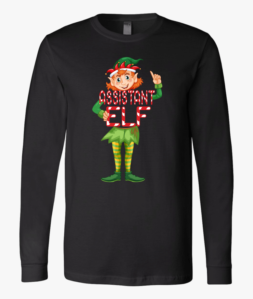 Assistant Elf Long Sleeve T-shirt, HD Png Download, Free Download