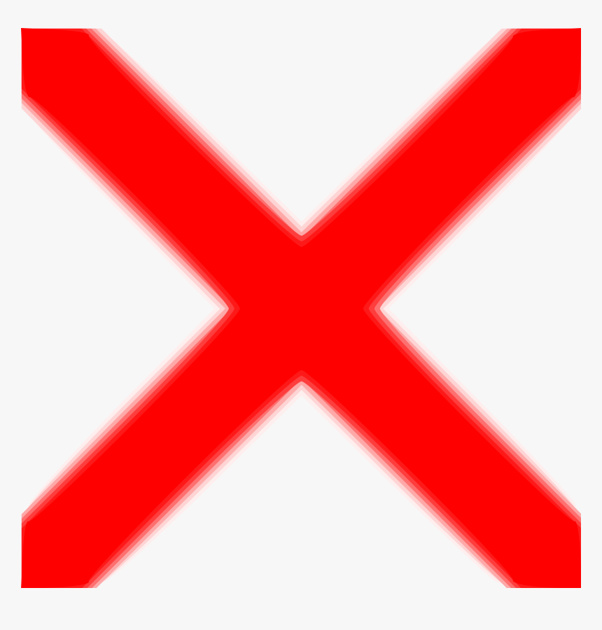 Red X.png, Transparent Png, Free Download