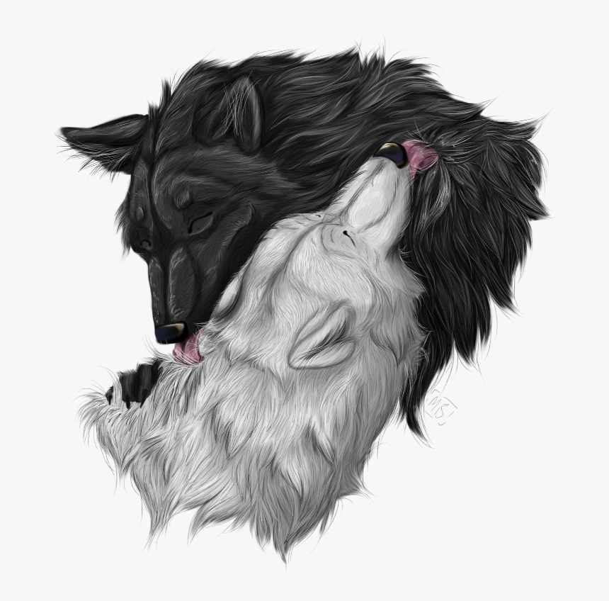 Wolf Kisses By Luvmymitzi-d4r0lj0, HD Png Download, Free Download