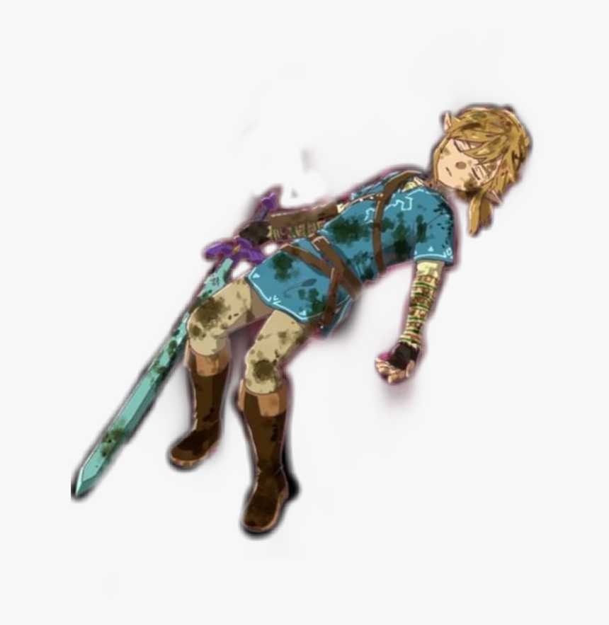 #link #zelda #tloz #botw #falling #breathofthewild, HD Png Download, Free Download