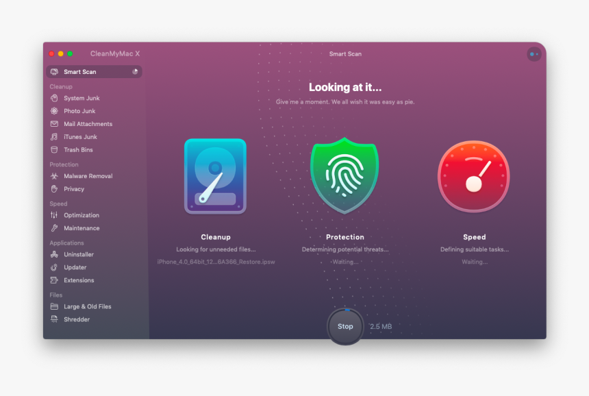 Cleanmymac X Smart Scan, HD Png Download, Free Download