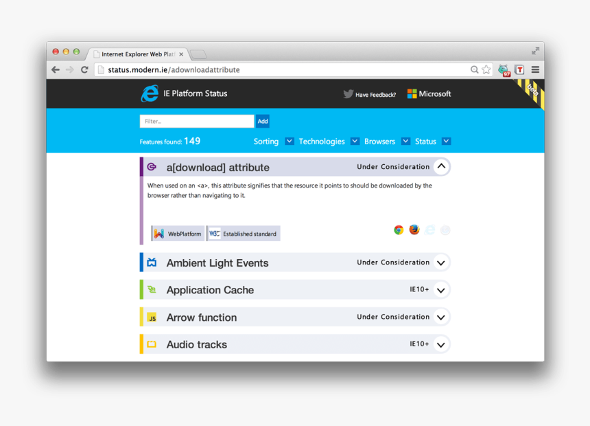 Ie Platform Status, HD Png Download, Free Download