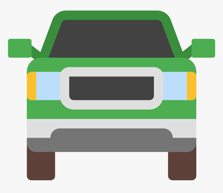 Pickup Front View Icon, HD Png Download, Free Download