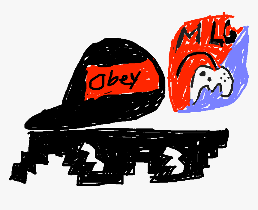 Mlg Obey Hat Png, Transparent Png, Free Download