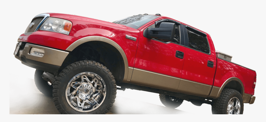 Chrome Off Road Tires And Wheels Red F150, HD Png Download, Free Download