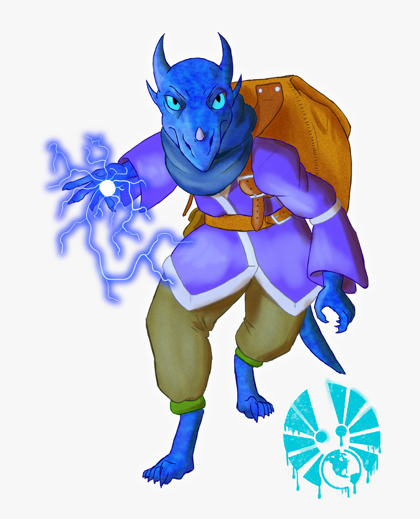 Pathfinder Kobold Sorcerer Azure Crushed-throat, HD Png Download, Free Download