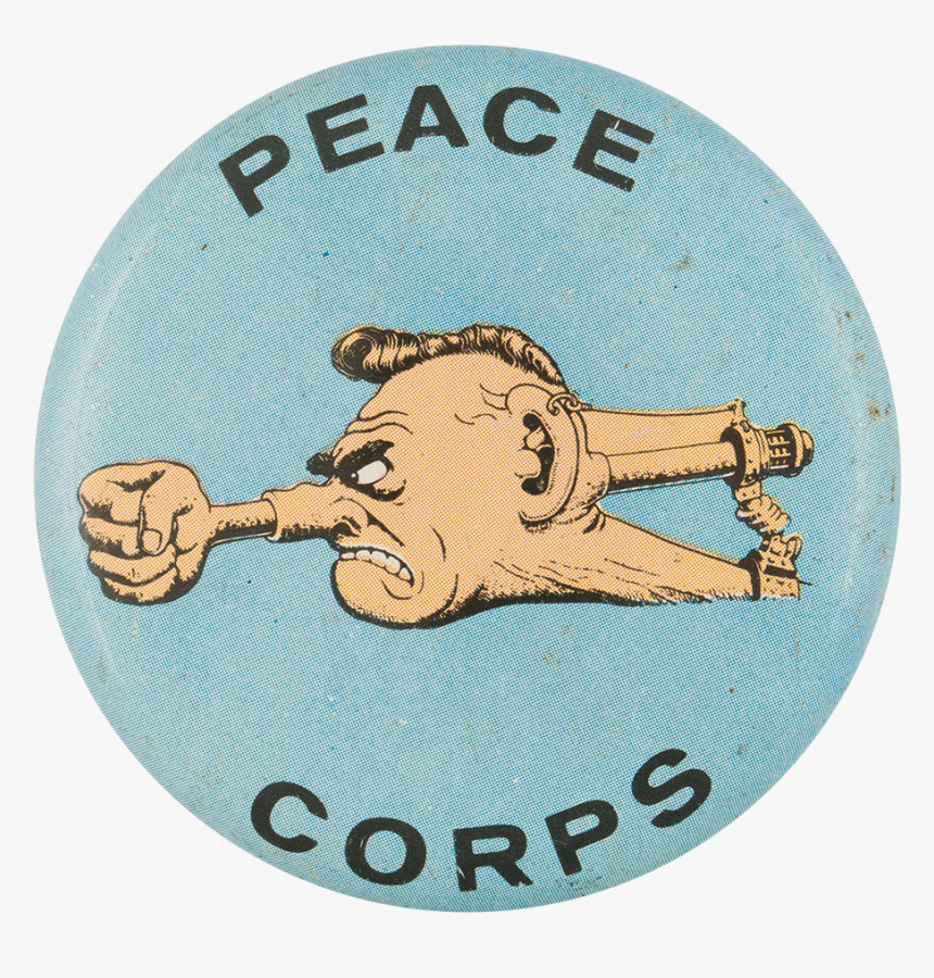 Basil Wolverton Peace Corps Art Button Museum, HD Png Download, Free Download