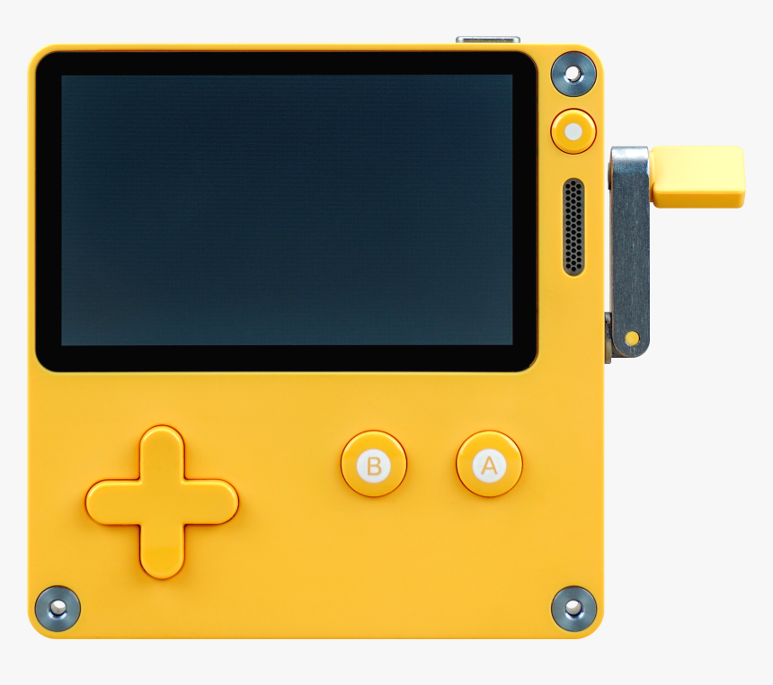 Playdate Handheld Video Game Console With Crank, HD Png Download, Free Download