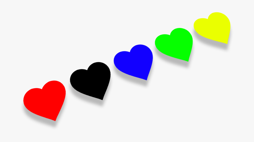 Heart Banner Png, Transparent Png, Free Download