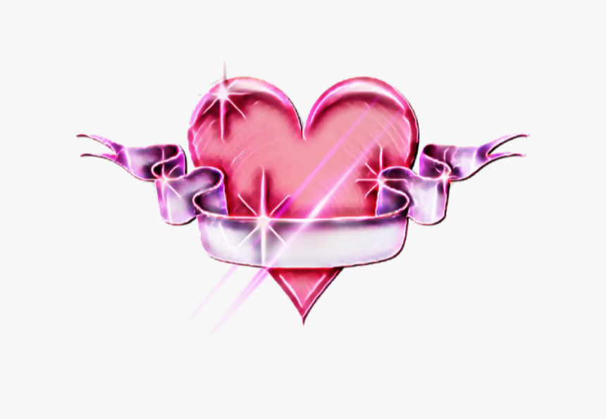 #mq #heart #hearts #banner #banners #light #pink, HD Png Download, Free Download