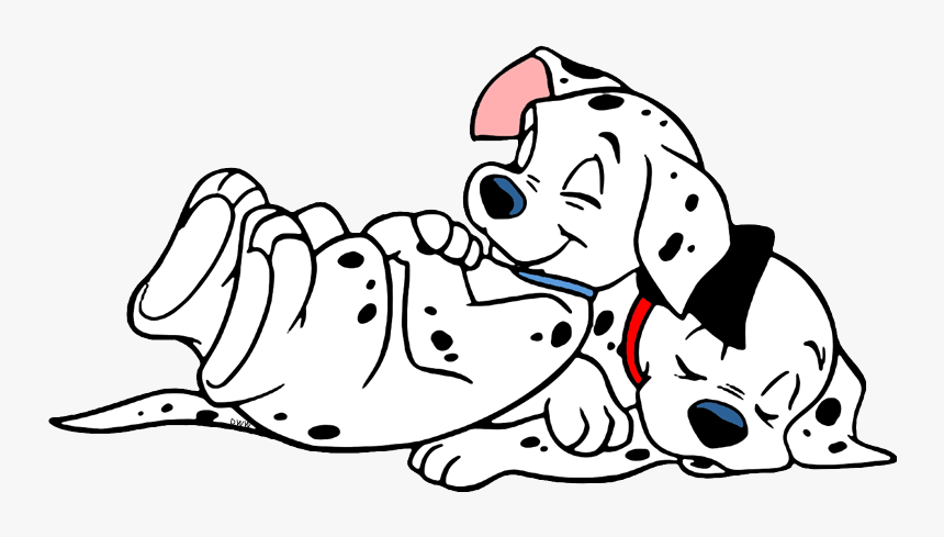 101 Dalmatians Puppies Sleeping , Png Download, Transparent Png, Free Download