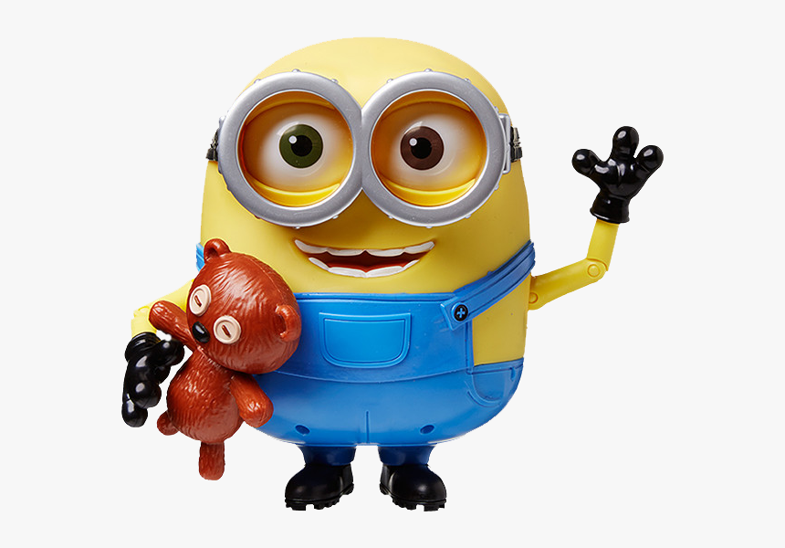 Minion Bob Interactive 7” Action Figure With Teddy, HD Png Download, Free Download