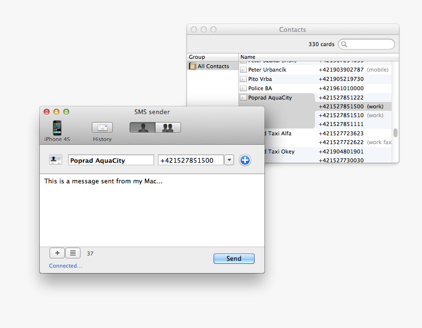 Sms Sender On Mac, HD Png Download, Free Download