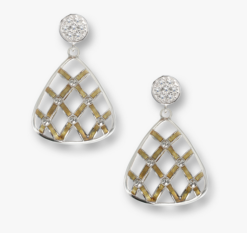 Nicole Barr Designs Sterling Silver Quilted Triangle, HD Png Download, Free Download