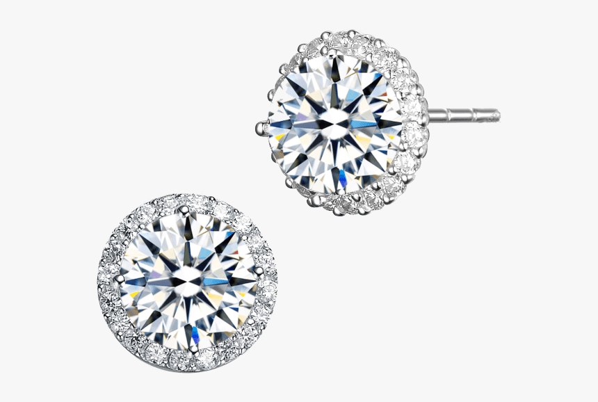 Diamond Earrings Png, Transparent Png, Free Download