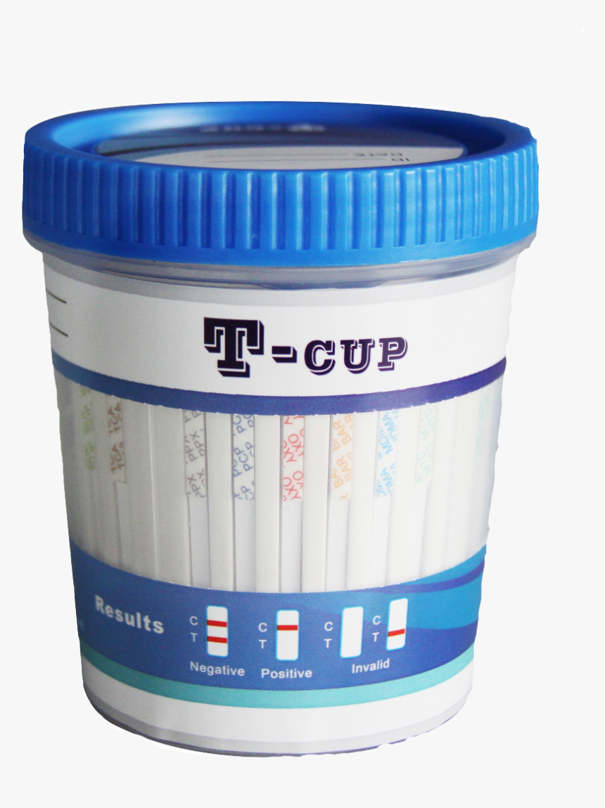 12 Panel T-cup Instant Urine Drug Test, HD Png Download, Free Download