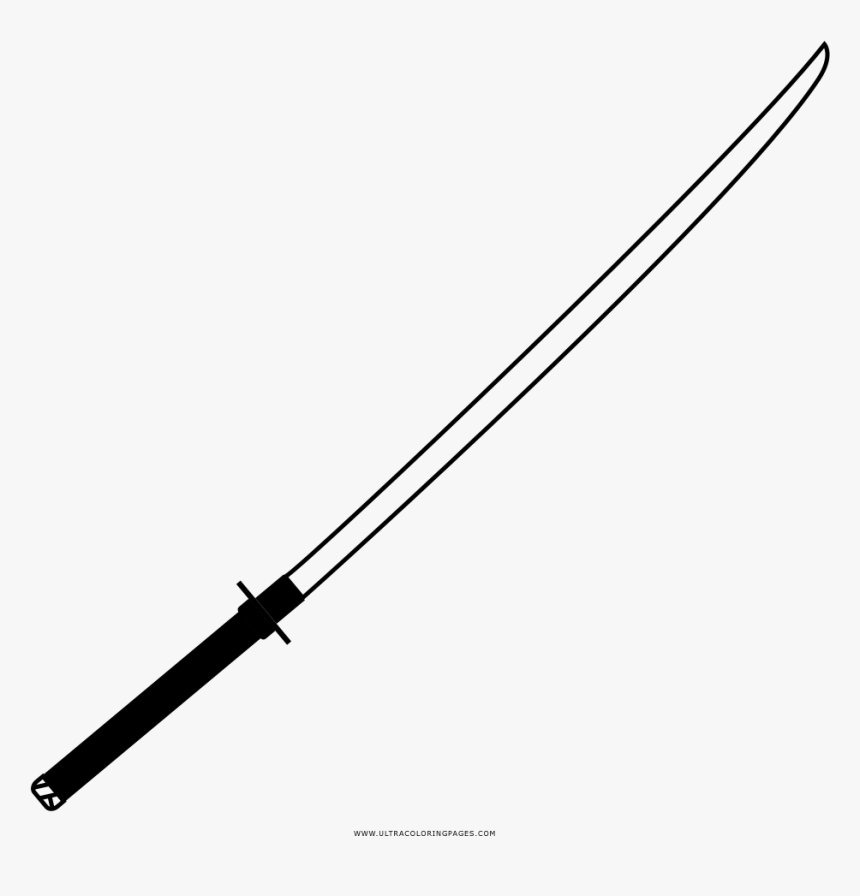 Katana Coloring Page, HD Png Download, Free Download