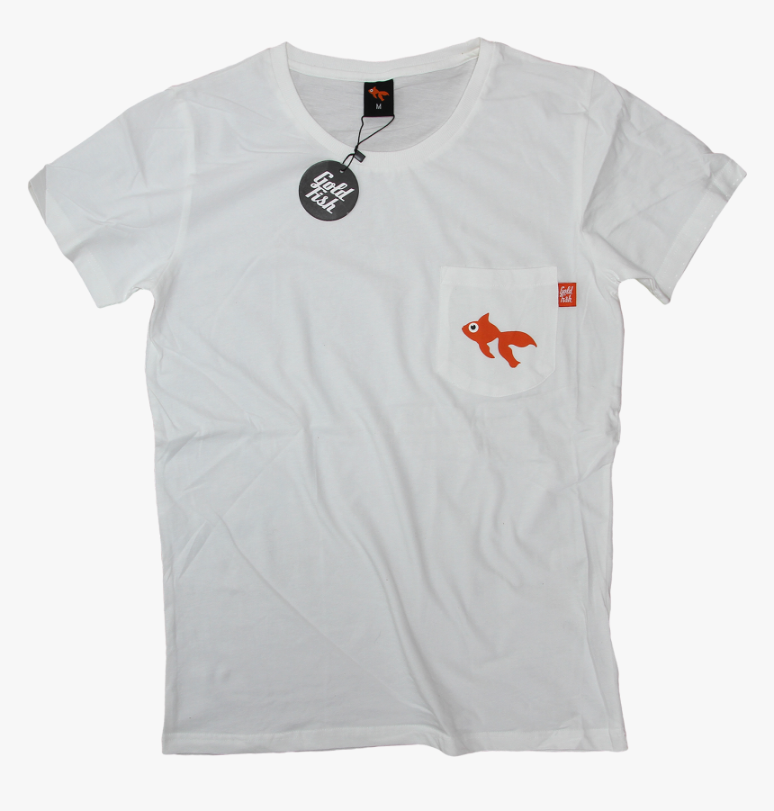 Goldfish Pocket T-shirt, HD Png Download, Free Download