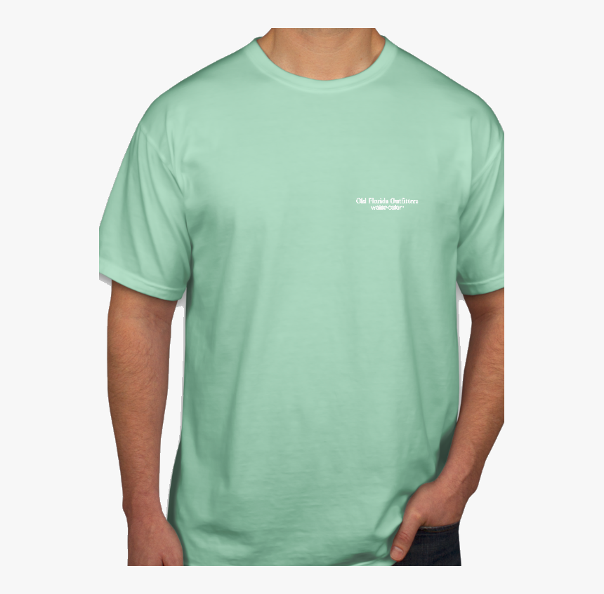 Ofo Short Sleeve Pocket 30a Logo T-shirt In Mint/white, HD Png Download, Free Download