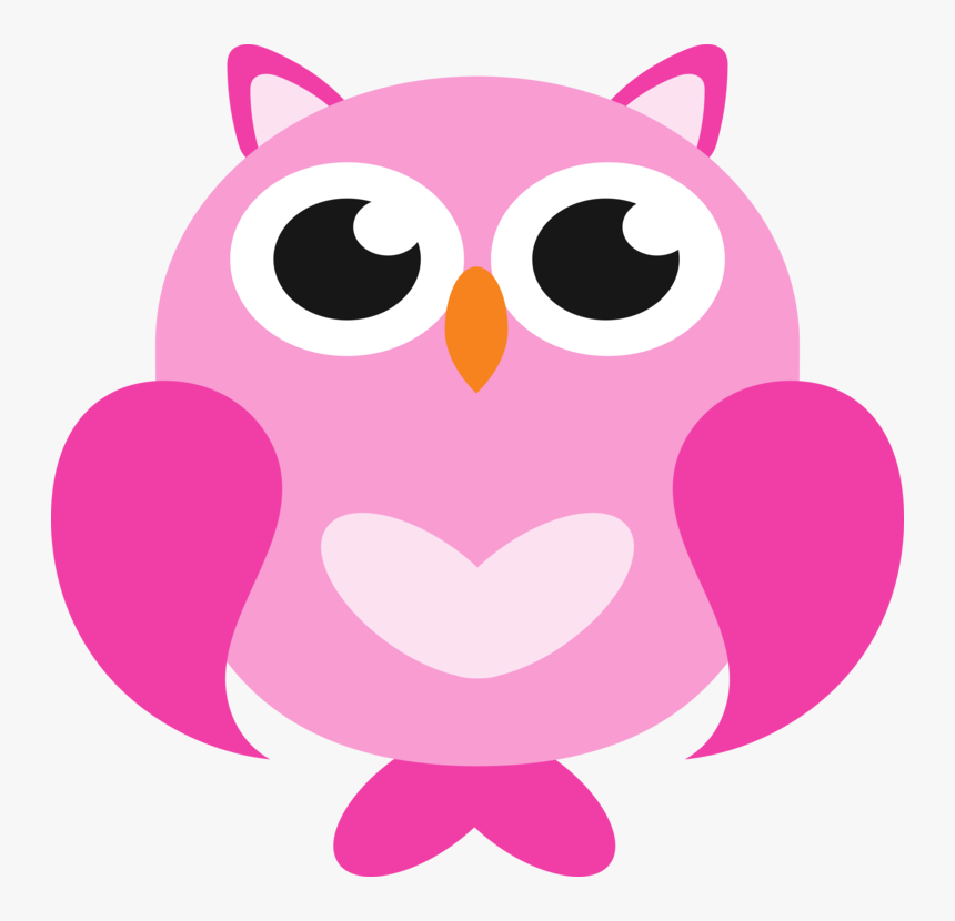 Pink,owl,snout, HD Png Download, Free Download