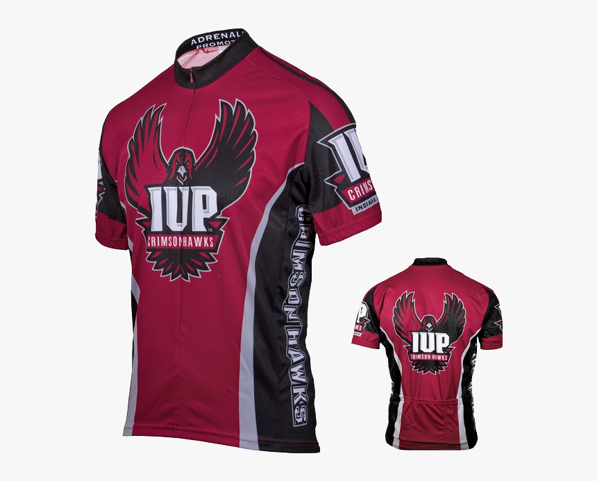 Cycling Jersey, Full Hawk Logo, Maroon & Black, HD Png Download, Free Download