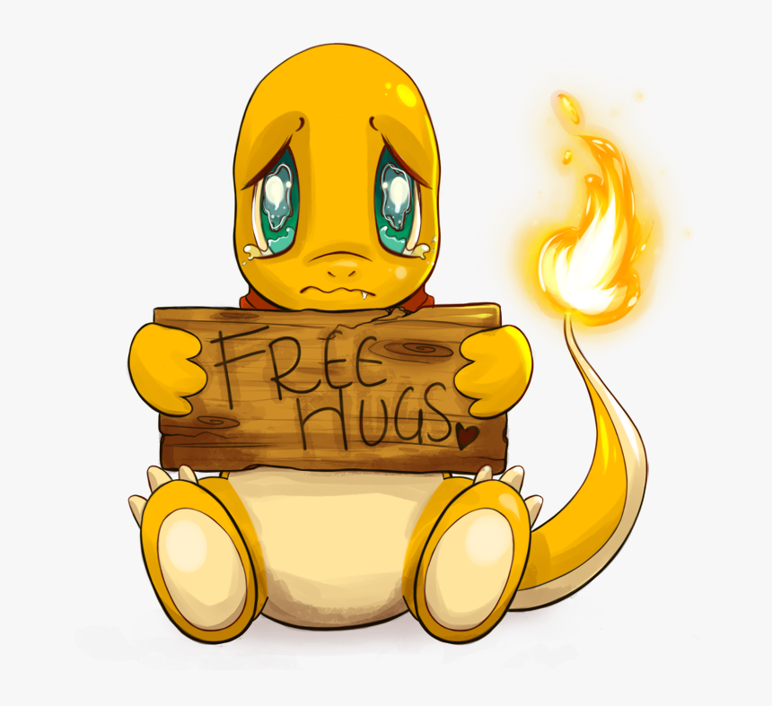Charmander Free Hugs Commission, HD Png Download, Free Download