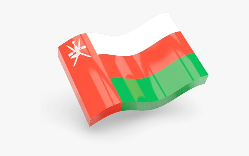 Oman Flag Icon Wave, HD Png Download, Free Download