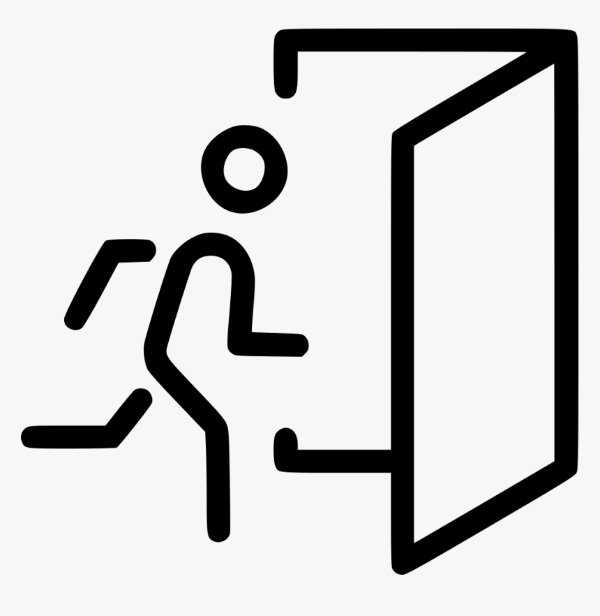 Out Exit Emergency Logout Svg Png Icon Free Download, Transparent Png, Free Download