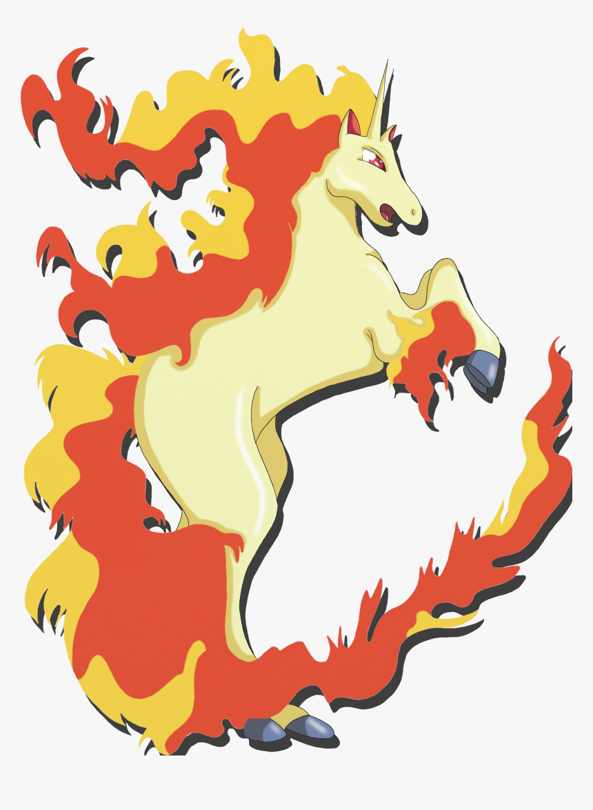 My Nickname For Rapidash Is Bob The Unicorn On Fire, HD Png Download, Free Download