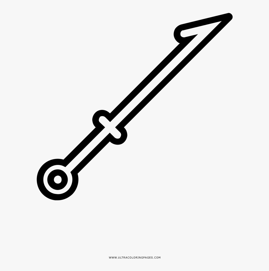 Harpoon Coloring Page, HD Png Download, Free Download