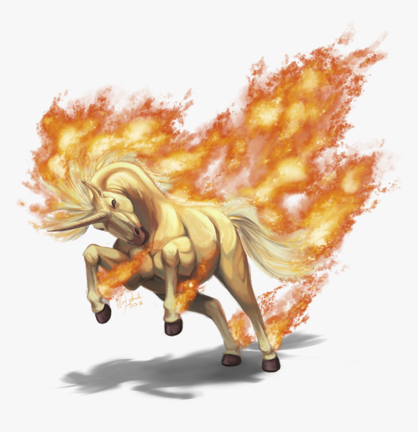 Rapidash Used Flare Blitz By Shadeofshinon, HD Png Download, Free Download