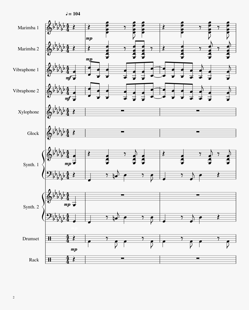 All Star Sheet Music Composed By Smashmouth 2 Of, HD Png Download, Free Download