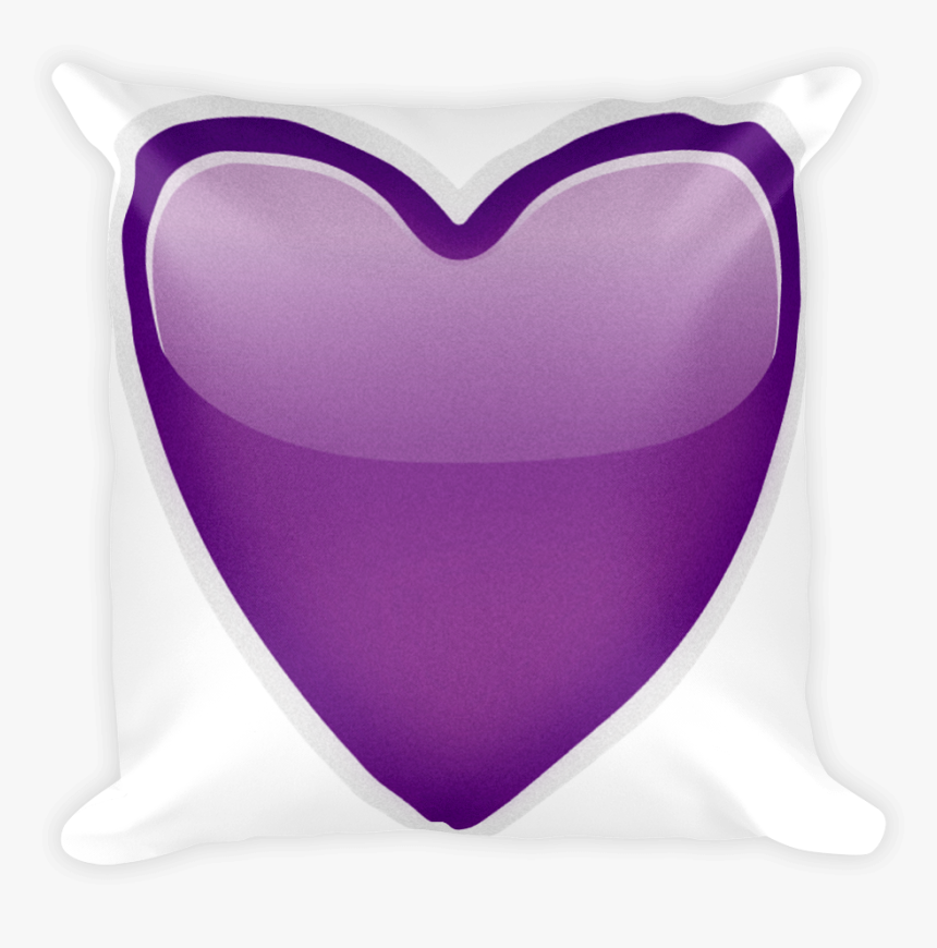 Emoji Pillow Purple Heart , Png Download, Transparent Png, Free Download