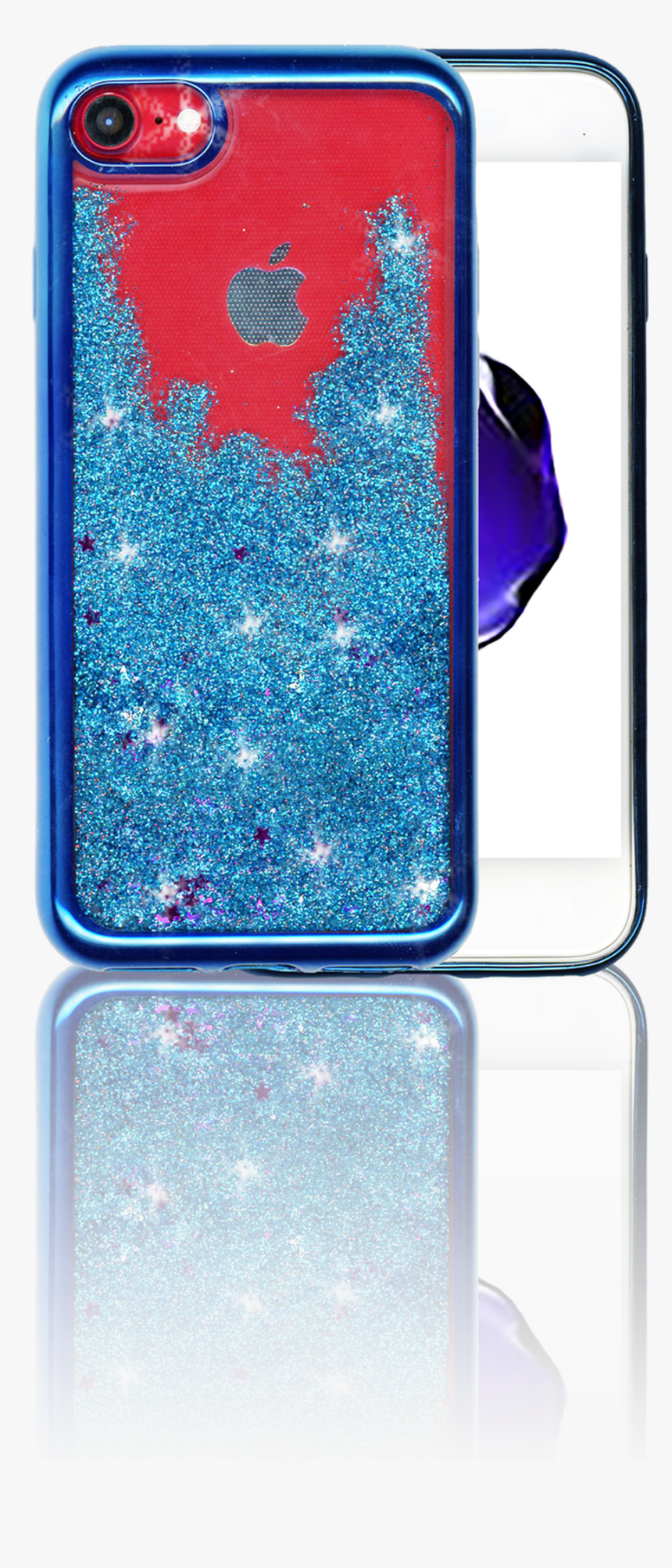 Iphone 8/7 Mm Electroplated Glitter Case With Stars, HD Png Download, Free Download